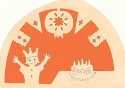 Atelier De Noest - Silhouet Voor In Lamp, Verjaardagsfeest