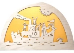 Atelier De Noest - Silhouet Voor In Lamp, Stoomboot Van Sint