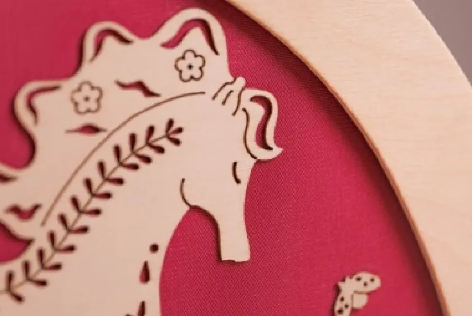 Atelier De Noest - Silhouet Voor In Lamp, Folklore Paard