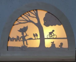 Atelier De Noest - Silhouet Voor In Lamp, Jan De Wind