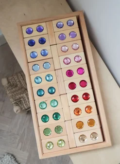 Bauspiel Glinsterblokken XL, 45 Stuks