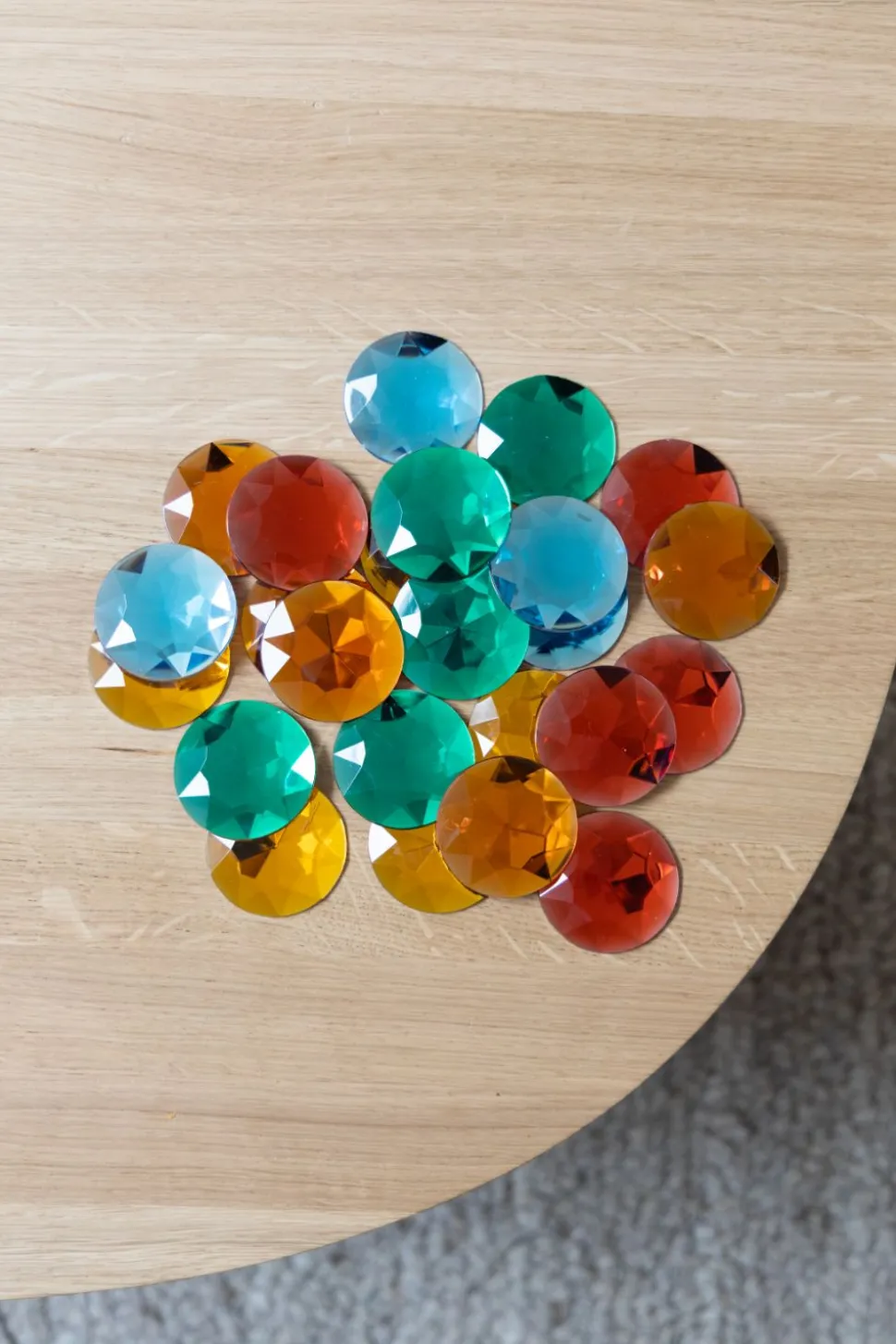 Bauspiel Glitterstenen XL, 25 Stuks