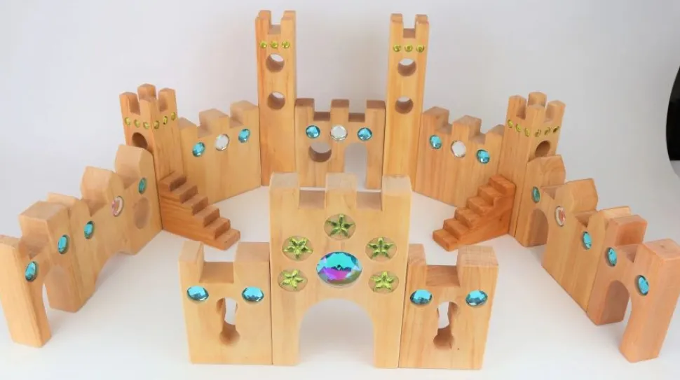 Bauspiel Groot Sprookjeskasteel, 16delig