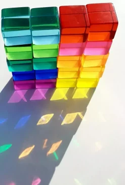 Bauspiel Lucent Cubes, 20 Stuks