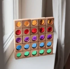 Bauspiel Vierkante Vensterblokken, 25 Stuks