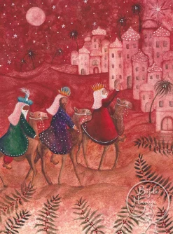 BijdeHansje Ansichtkaart Drie Koningen