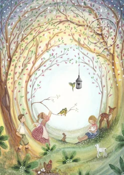 BijdeHansje Ansichtkaart Lente In De Lucht