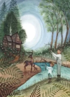 BijdeHansje Ansichtkaart Fathersday