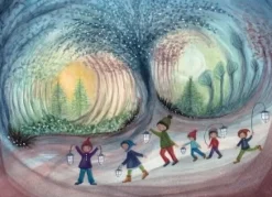 BijdeHansje Ansichtkaart Lampion