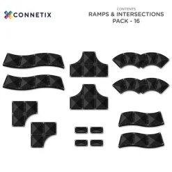 Connetix Ramps & Intersections Pack, 16 Delig