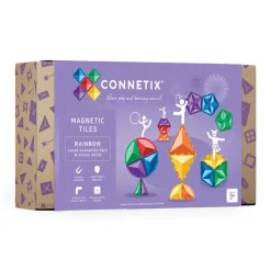 Connetix Regenboog Vormen Uitbreidingen Set, 36 Stuks
