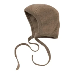 Engel Natur - Strikmutsje Van Wolfleece, Walnut