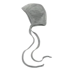 Engel Natur - Strikmutsje Van Wolzijde, Grey Melange