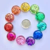 Glitter Speelparels Regenboog, 12 Stuks