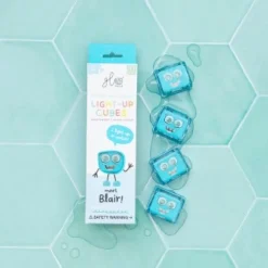 Glo Pals Light Up Cubes Blauw, 4 Stuks
