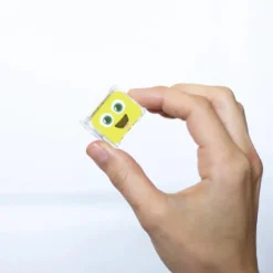 Glo Pals Light Up Cubes Geel, 4 Stuks