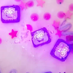 Glo Pals Light Up Cubes Paars, 4 Stuks