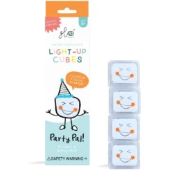 Glo Pals Light Up Cubes Party, 4 Stuks