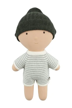 Gommu Onepiece Kort, Lichtgrijs Met Creme