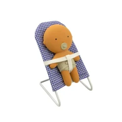 Gommu Pocket Furniture, Wippertje Blauw Geruit