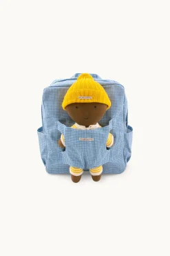 Gommu Rugzak, Blauw Geruit