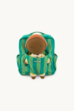 Gommu Rugzak, Groen Gestreept