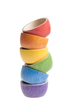 Grapat Bakjes (gekleurd), 6 Stuks