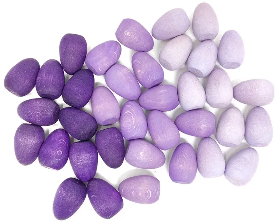 Grapat Mandala Eitjes (paarstinten), 36 Stuks