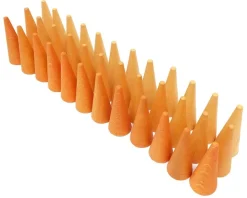 Grapat Mandala Kegeltjes (oranjetinten), 36 Stuks