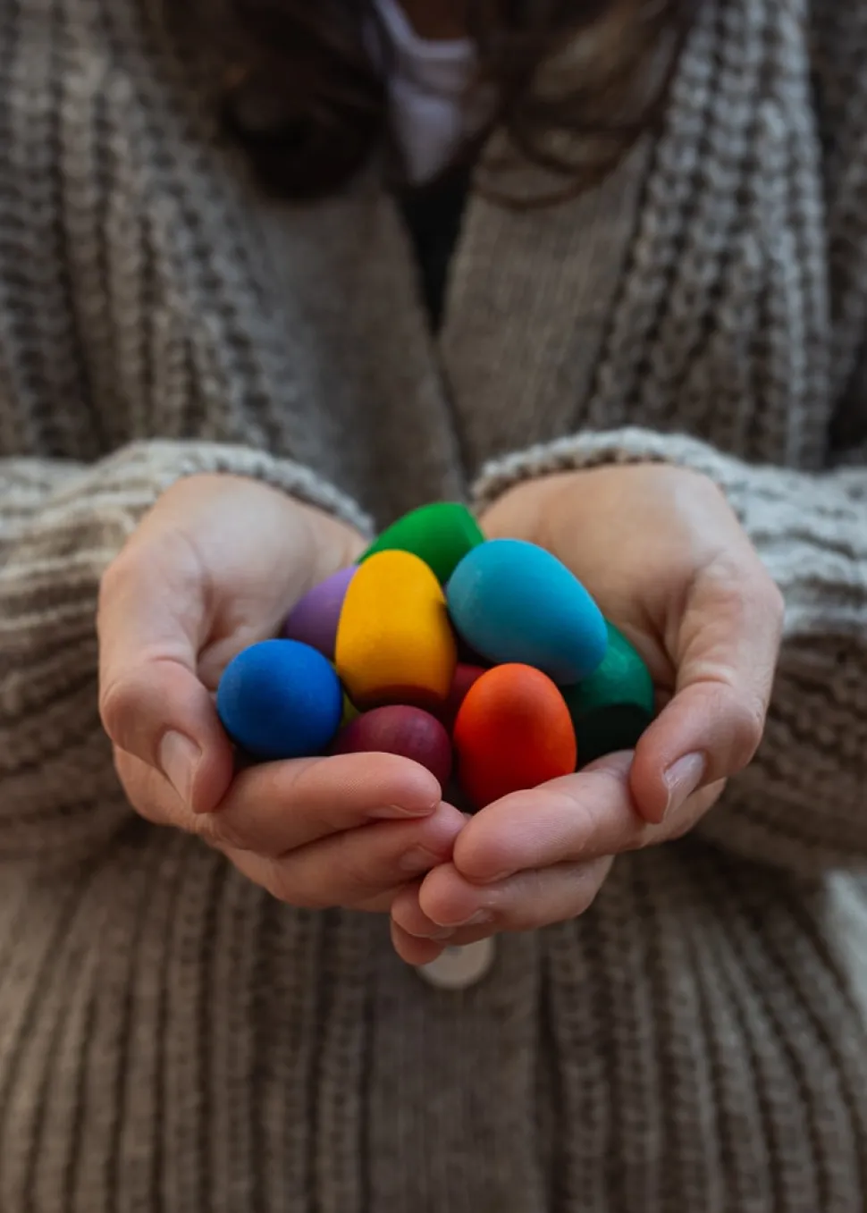 Grapat Mandala Regenboog Eitjes, 36 Stuks