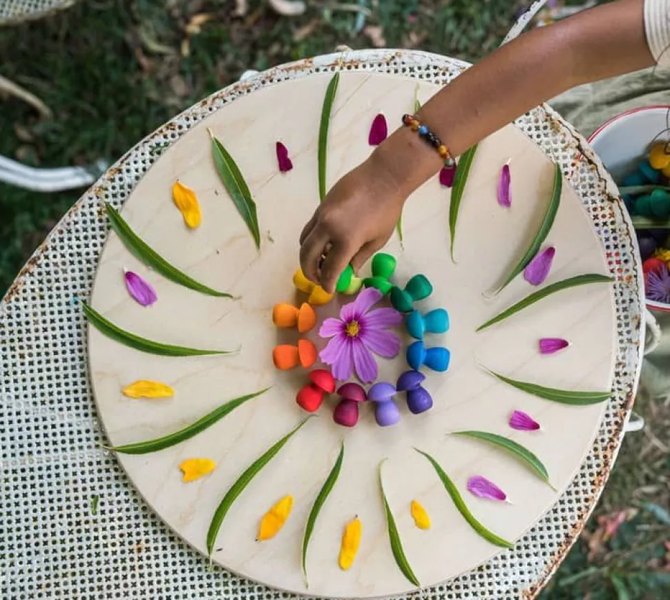 Grapat, Mandala Regenboog Paddenstoelen, 36 Stuks