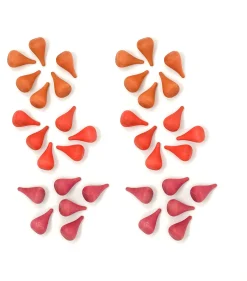 Grapat Mandala Vuurtjes (roodtinten), 36 Stuks