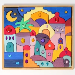 Grimm's Blokkenset Glitter Mandala Oriënt