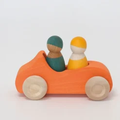 Grimm's Cabrio Oranje Met Twee Poppetjes