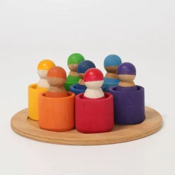 Grimm's Regenboogvriendjes In Bakjes, 7 Stuks