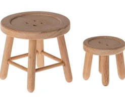 Maileg Houten Tafeltje En Krukje (size Muis)