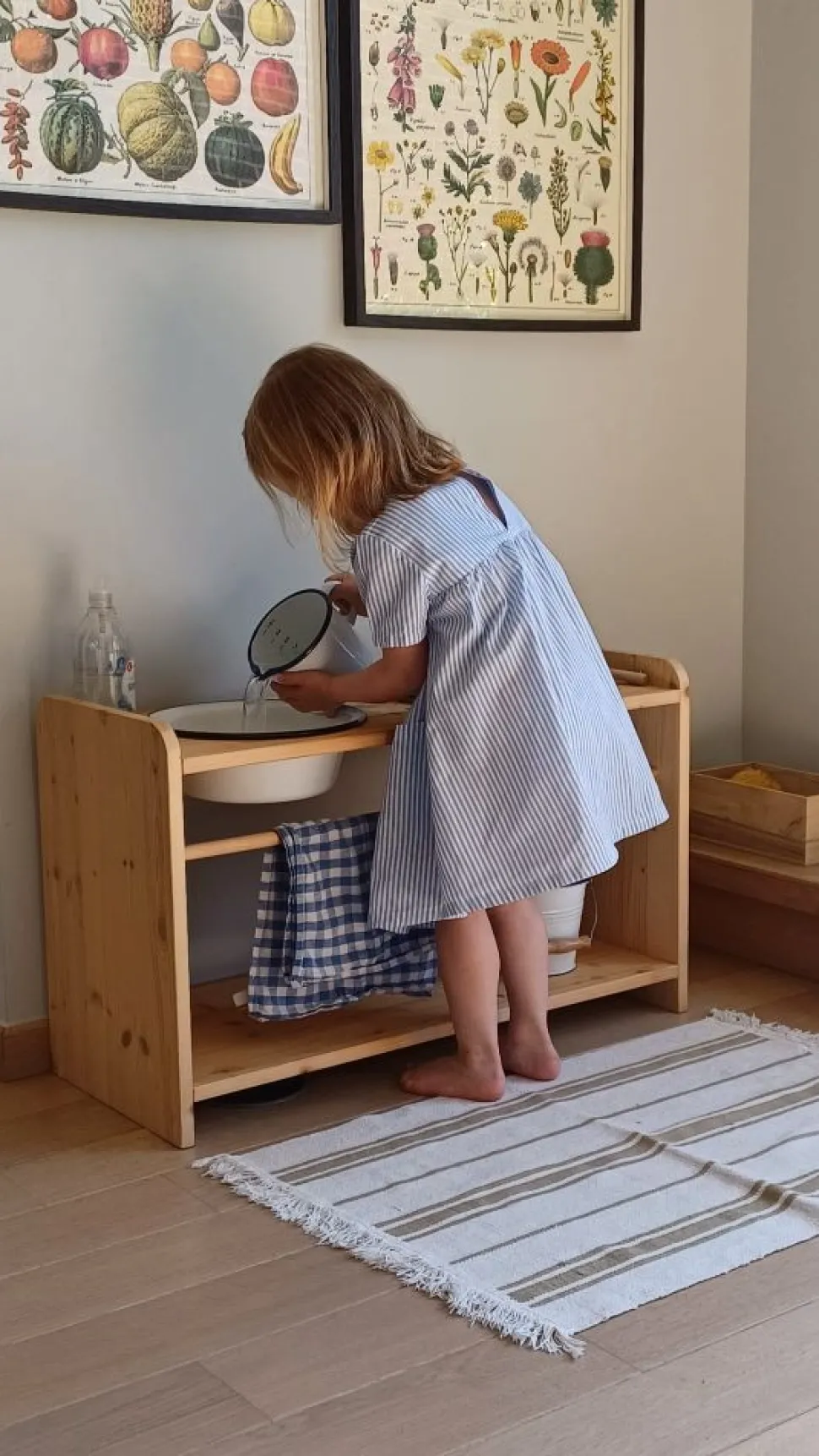 Manine Montessori Dubbele Wastafel