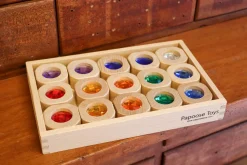 Papoose Toys Bitcoin Rainbow Set, 15 Stuks