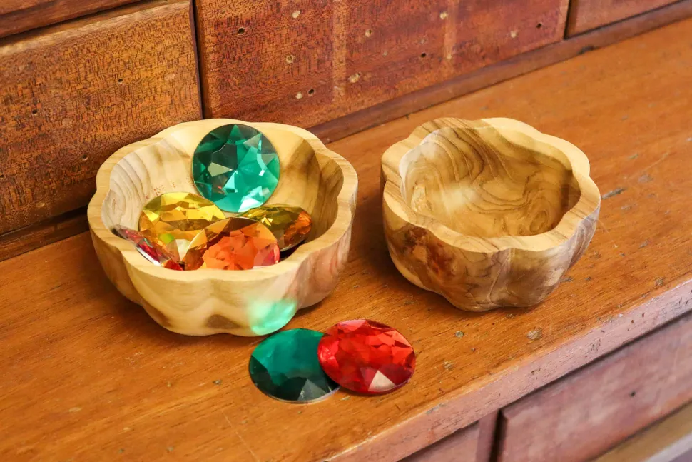 Papoose Toys Bloemen Bakjes, 2 Stuks