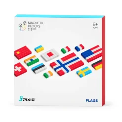 Pixio Magnetische Blokjes, Vlaggen