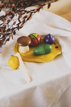 PlanToys Groenten Snijset