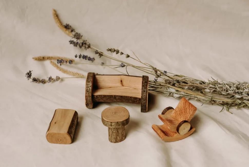 Poppenhuismeubels Woonkamer Magic Wood