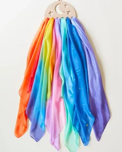 Sarah's Silk Display Voor Speelzijde, Maan En Sterren