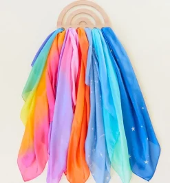 Sarah's Silk Display Voor Speelzijde, Regenboog