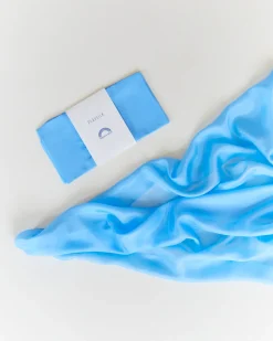 Sarah's Silks Speelzijde Pastel Blauw