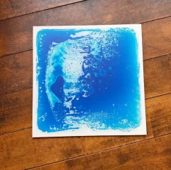 Sensorische Vloertegel, Blauw