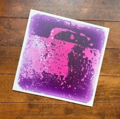 Sensorische Vloertegel, Paars Met Roze