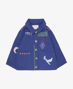 Sissel Edelbo Mini - Oda Mini Organic Cotton Jacket, Marine Blauw