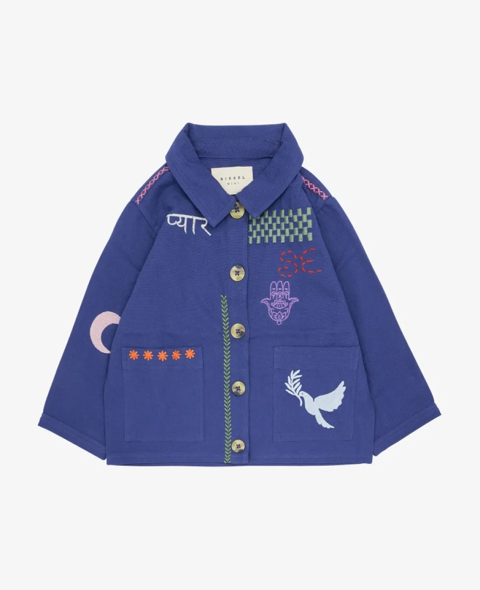 Sissel Edelbo Mini - Oda Mini Organic Cotton Jacket, Marine Blauw