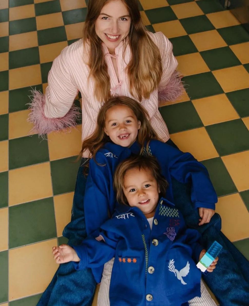 Sissel Edelbo Mini - Oda Mini Organic Cotton Jacket, Marine Blauw